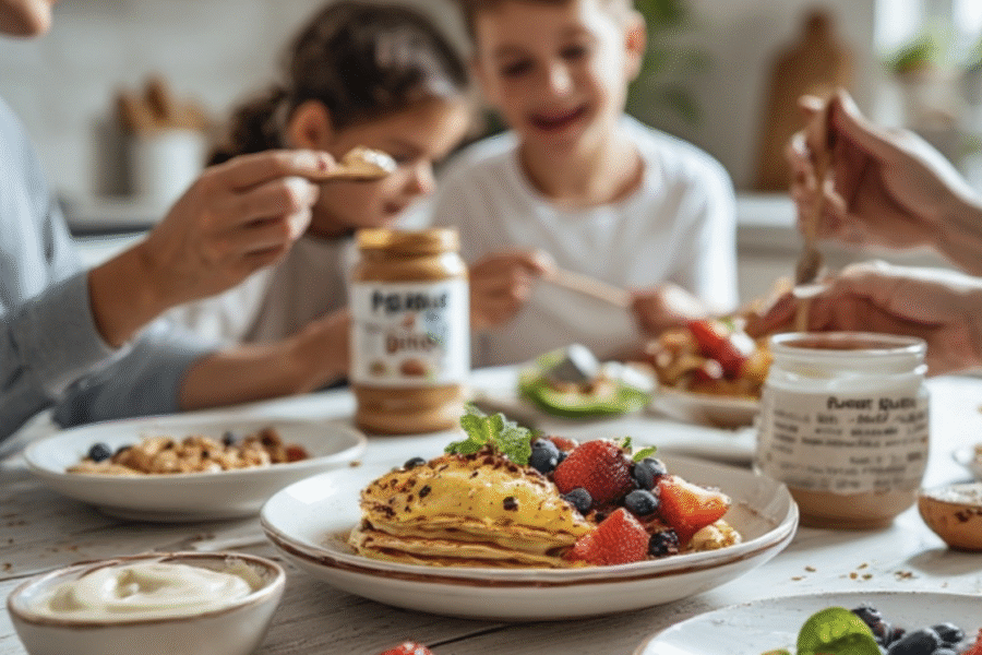 Pequenos-almoços nutritivos para crianças